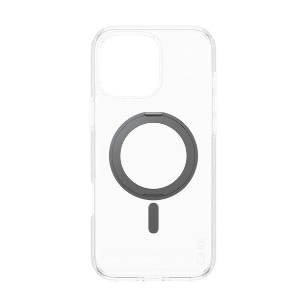 CARE by PanzerGlass - Case - Transparent w. Black MagSafe - iPhone 16 Pro Max 2
