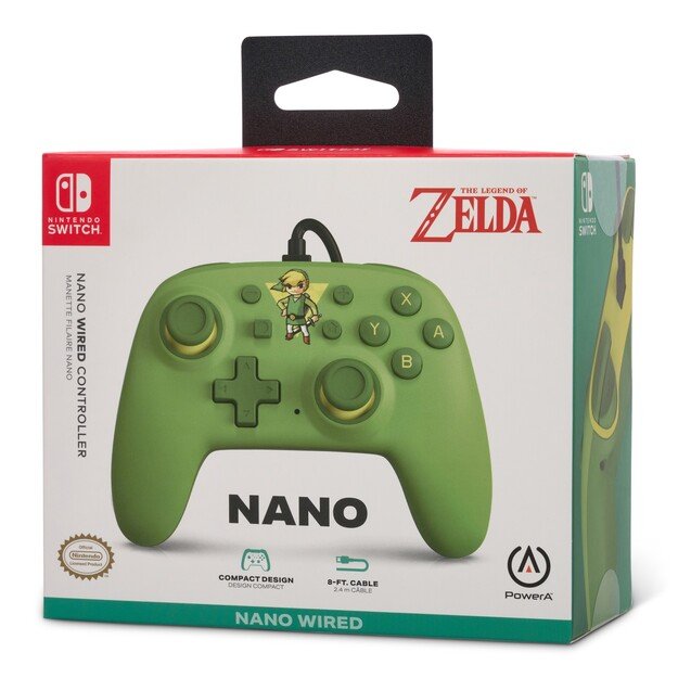 PowerA Nano Wired Switch Controller - Toon Link /Nintendo Switch 3