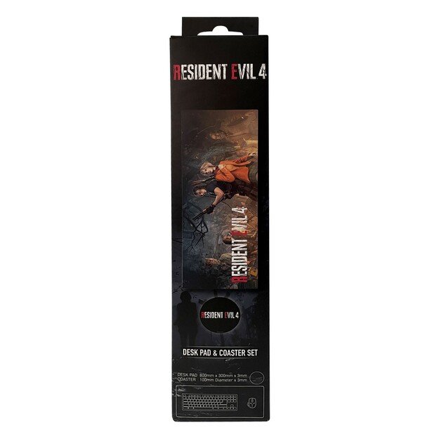 Resident Evil 4 Desk Pad & Coaster Set 3