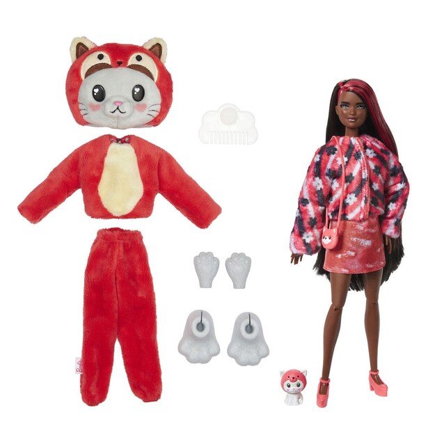 Barbie - Cutie Reveal Costume - Kitty Red Panda (960-2426) 1