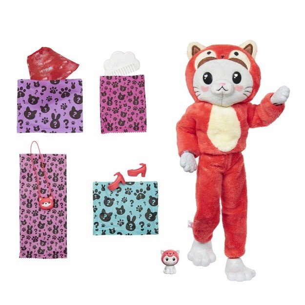 Barbie - Cutie Reveal Costume - Kitty Red Panda (960-2426) 6