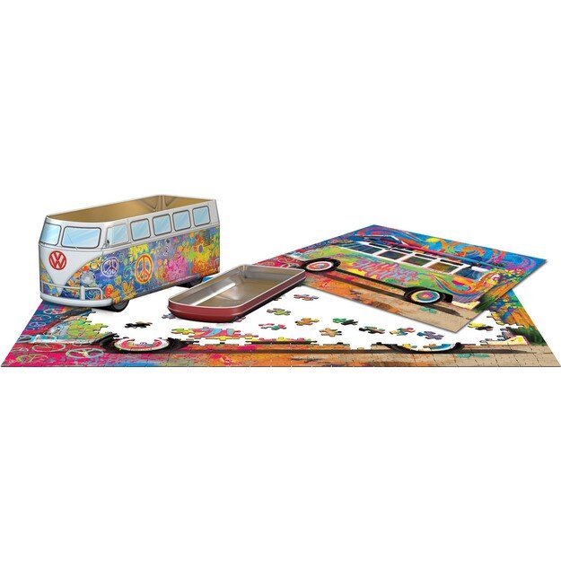 Eurographics - Puzzle Wave Hopper in VW Bus tin box - 550 piece 2
