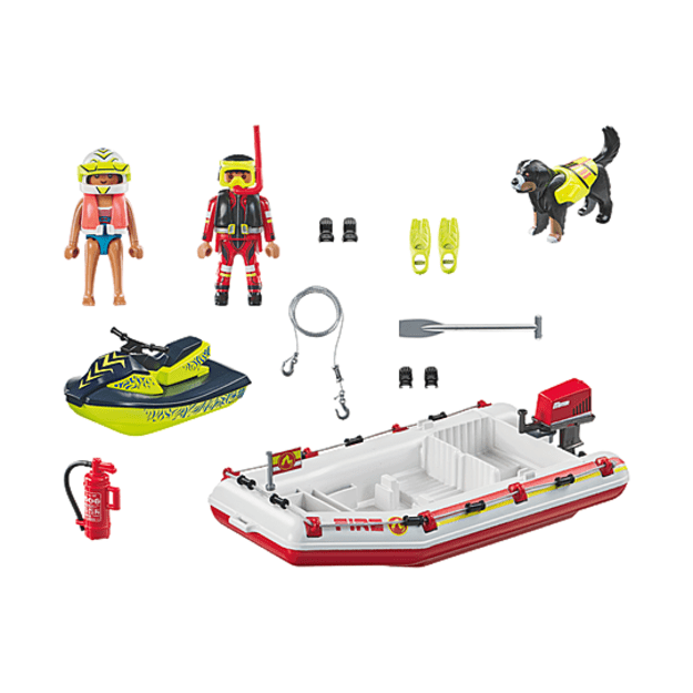 Playmobil - Fireboat with Aqua Scooter (71464) 1