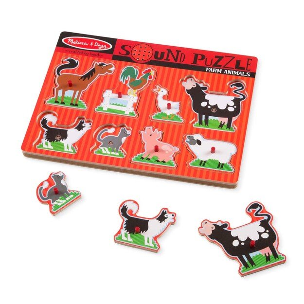 Melissa & Doug - Farm Animals Sound Puzzle (50204) 4