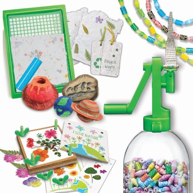 4M - STEAM POWERED KIDS / Green Paper craft (4M-05542) 5