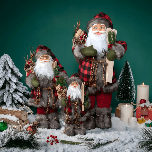 ŚWIĘTY MIKOŁAJ SKANDYNAWSKI FIGURKA ŚWIĄTECZNA NA ŚWIĘTA PREMIUM 45CM 10