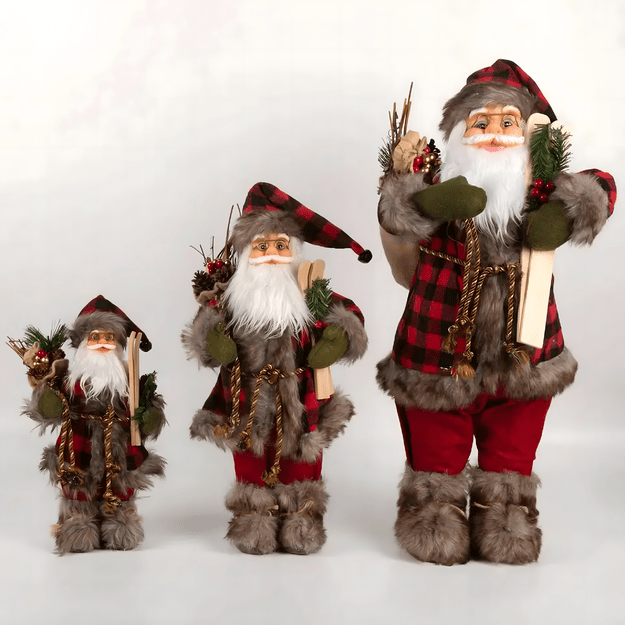 ŚWIĘTY MIKOŁAJ SKANDYNAWSKI FIGURKA ŚWIĄTECZNA NA ŚWIĘTA PREMIUM 45CM 5