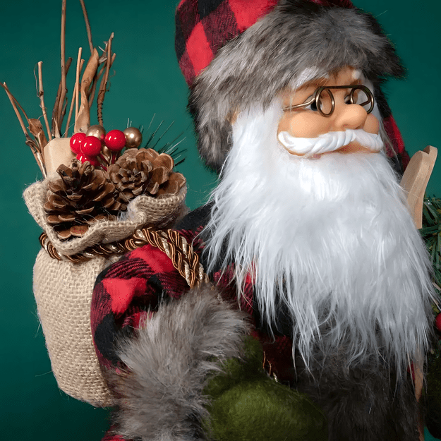 ŚWIĘTY MIKOŁAJ SKANDYNAWSKI FIGURKA ŚWIĄTECZNA NA ŚWIĘTA PREMIUM 45CM 7
