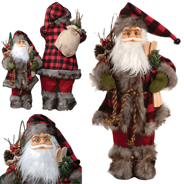ŚWIĘTY MIKOŁAJ SKANDYNAWSKI FIGURKA ŚWIĄTECZNA NA ŚWIĘTA PREMIUM 45CM 1
