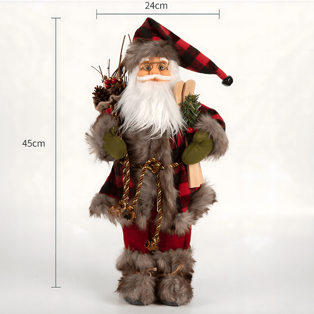 ŚWIĘTY MIKOŁAJ SKANDYNAWSKI FIGURKA ŚWIĄTECZNA NA ŚWIĘTA PREMIUM 45CM 6