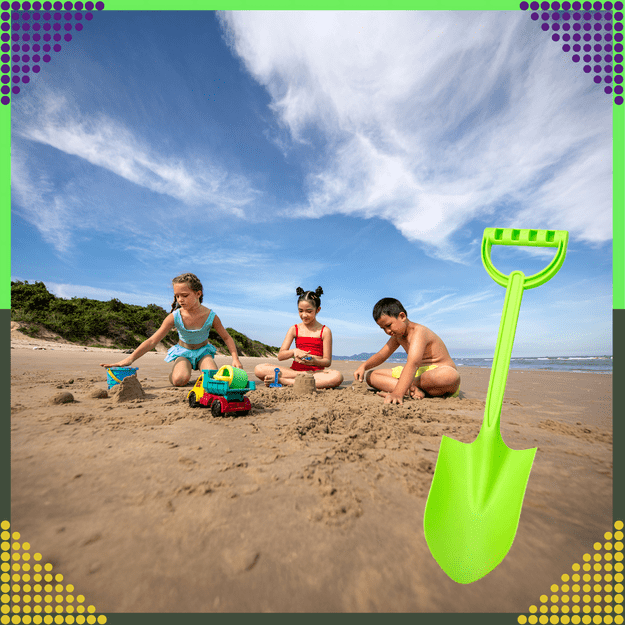 Łopatka Łopata Szpadel do Piasku na Plażę Piaskownice Mocna duża XXL 64 cm 24