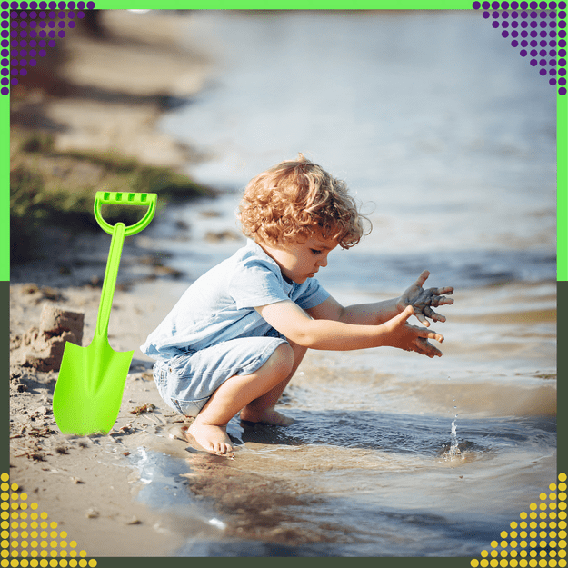Łopatka Łopata Szpadel do Piasku na Plażę Piaskownice Mocna duża XXL 64 cm 25