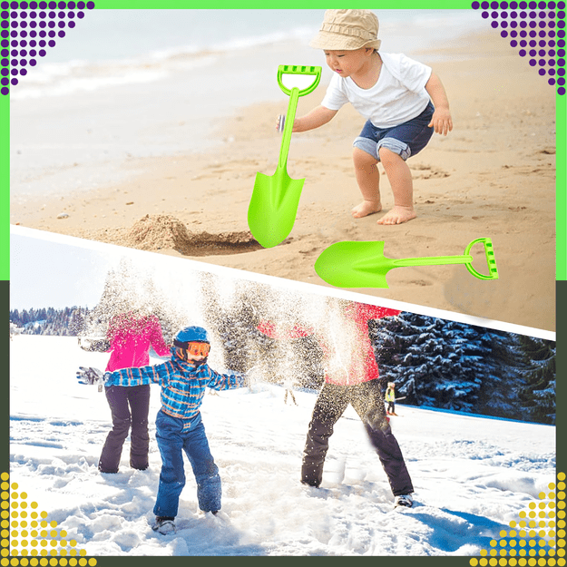 Łopatka Łopata Szpadel do Piasku na Plażę Piaskownice Mocna duża XXL 64 cm 16