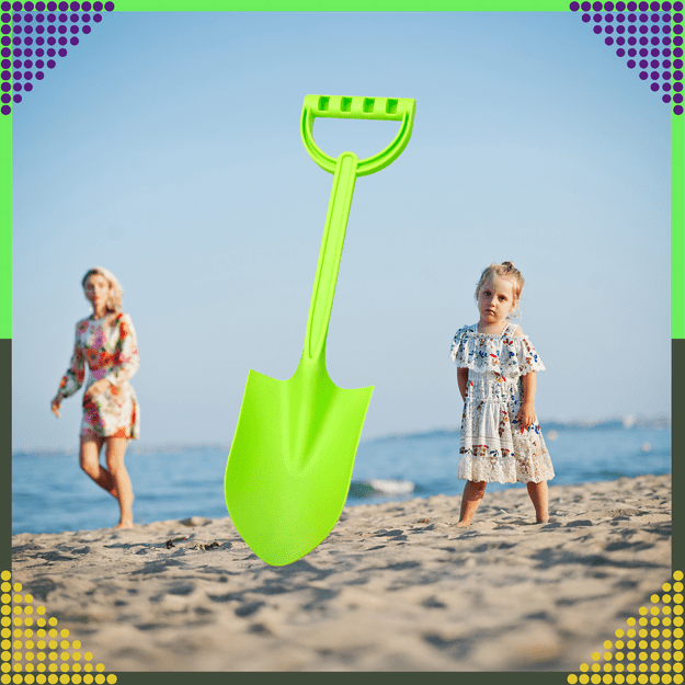 Łopatka Łopata Szpadel do Piasku na Plażę Piaskownice Mocna duża XXL 64 cm 20