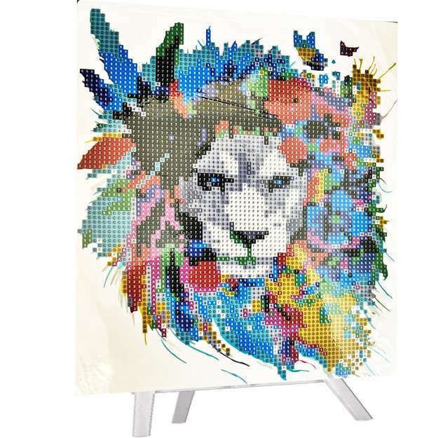 DIAMOND PAINTING HAFT DIAMENTOWY MOZAIKA ZESTAW SZTALUGA 21x25cm DLA DZIECI 1