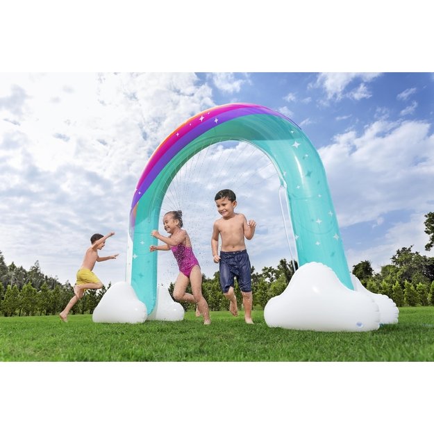 Bestway 52732 Zraszacz Dmuchany Kurtyna Wodna Tęcza Ogrodowa 221x71x19s cm 14