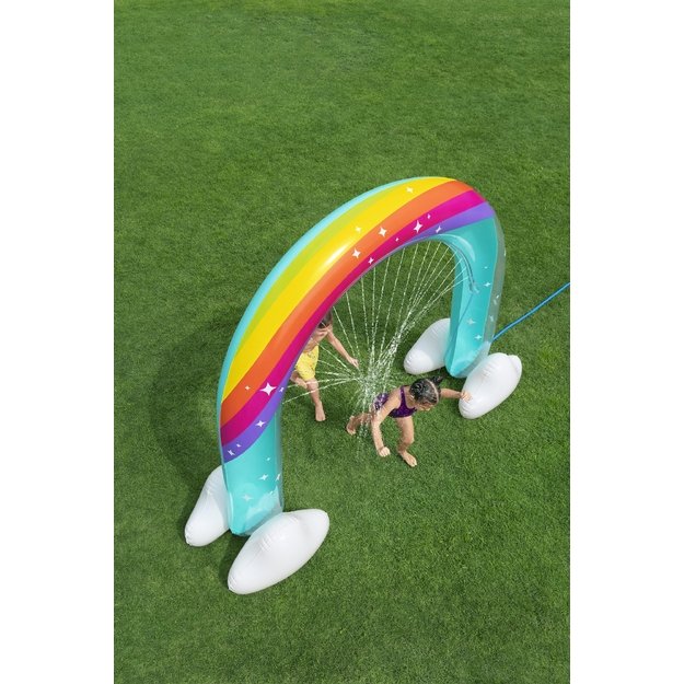 Bestway 52732 Zraszacz Dmuchany Kurtyna Wodna Tęcza Ogrodowa 221x71x19s cm 7