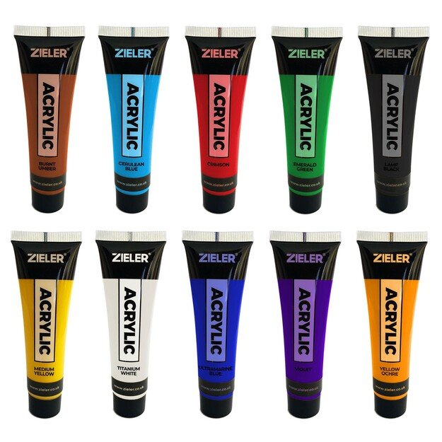 Zieler - Premium Acrylic Paint 10 pcs. (609299265) 3