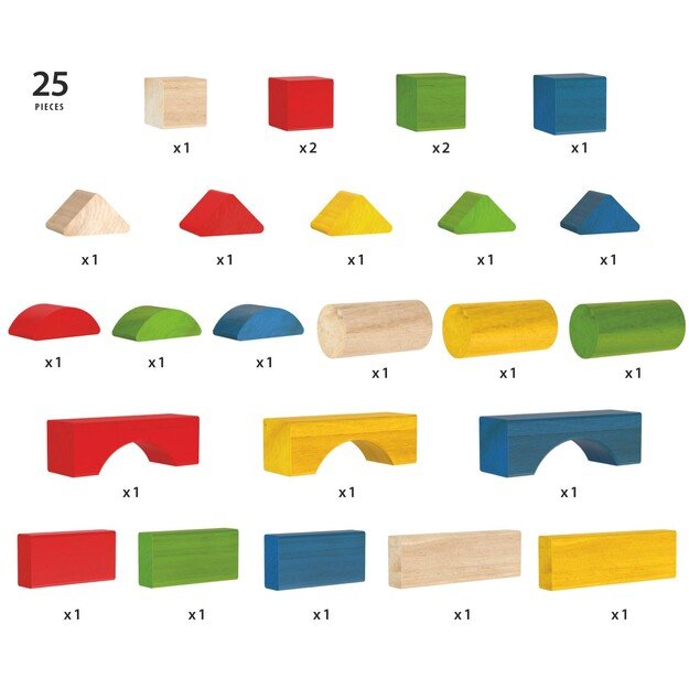 BRIO - Coloured Blocks - 25 pieces (30114) 4