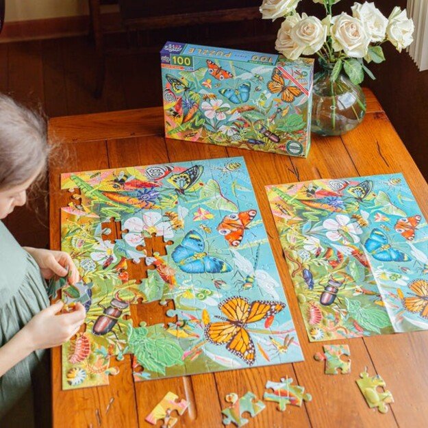eeBoo - Puzzle 100 pcs - Love of Bugs - (EPZLVB) 3