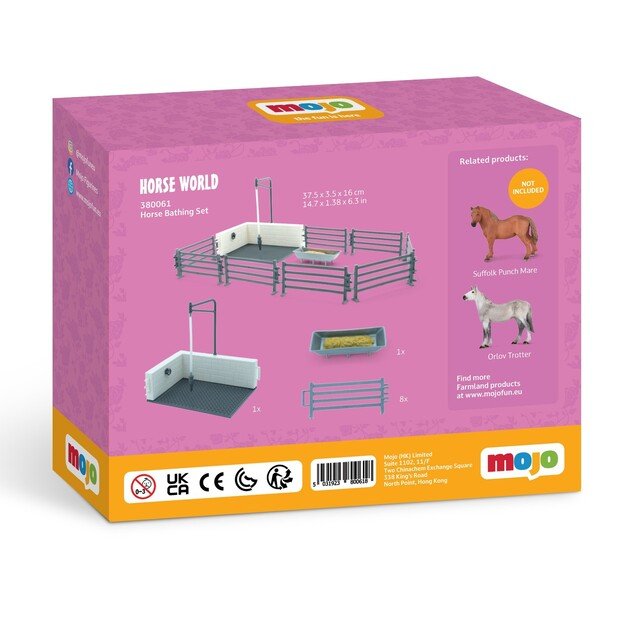 Mojo - Horse bath set - Farm life, 10 pieces (MJ-380061) 3