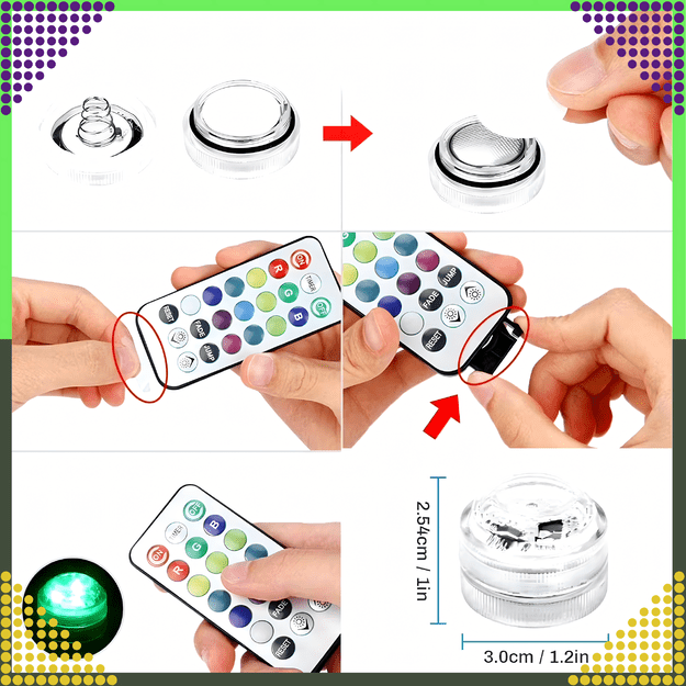 2 x RGB LED bandomoji lemputė, skirta automobilio vidaus patalpoms 13