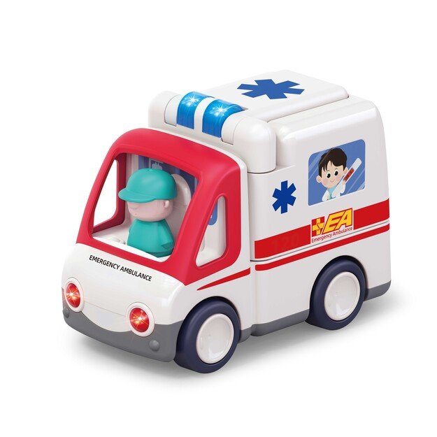 Kinder and Kids - Ambulance with lights, music & movement (K10106) 2