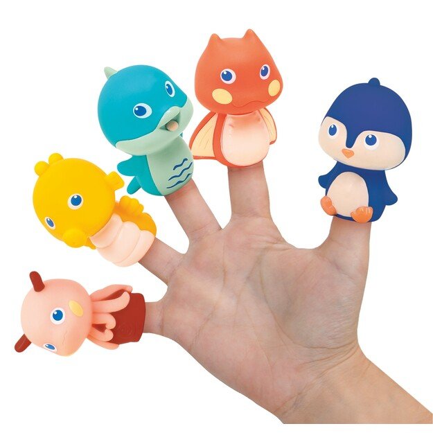 Ludi - Bath book and Finger figures  - (LU40018) 3