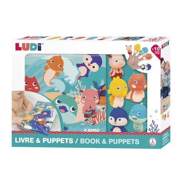 Ludi - Bath book and Finger figures  - (LU40018) 7