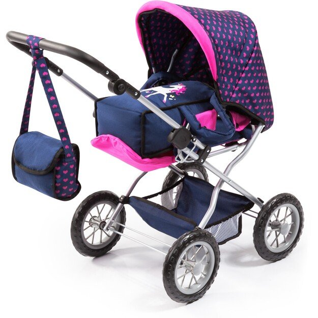 Bayer - Dolls Pram Combi Set - Grande  - Navy (15054AB) 1