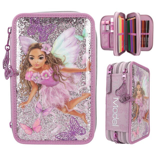 TOPModel Triple Pencil Case FAIRY LOVE ( 0412775 ) 1
