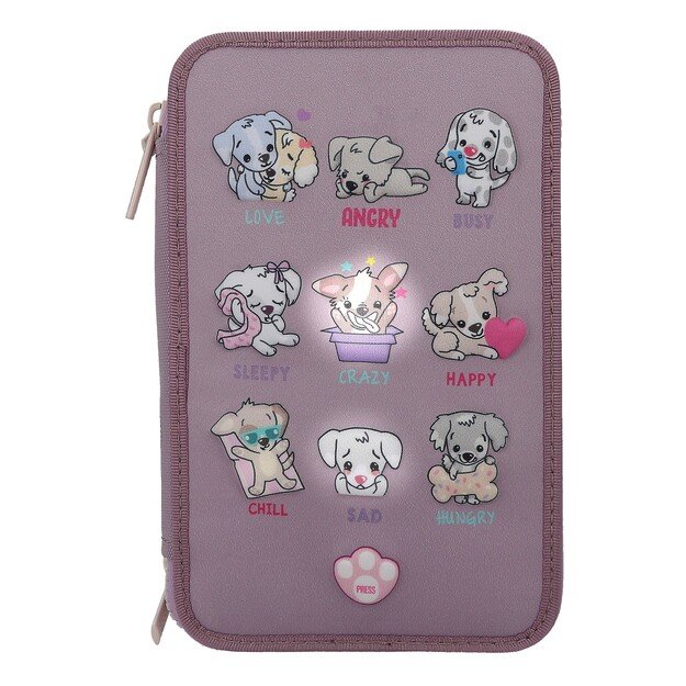 TOPModel Triple Pencil Case LED Dog Mood barometer ( 0412843 ) 7
