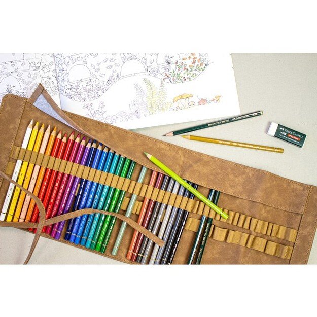 Faber-Castell - Polychromos Colour pencil 30 ct pen. roll (110030) 2