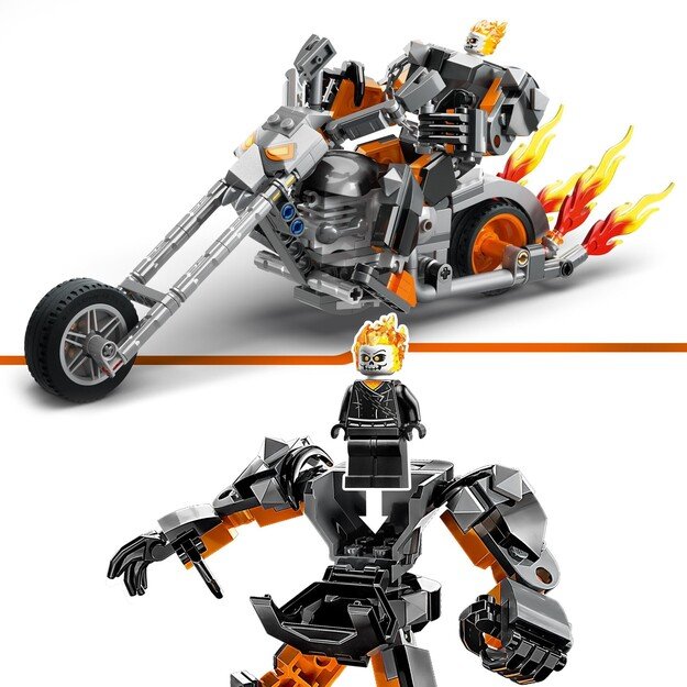 LEGO Super Heroes - Ghost Rider's Battlerobot & Motorcycle (76245) 4