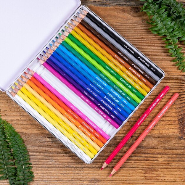 Staedtler - Watercolor colored pencil, 24 pcs (14610C M24) 1