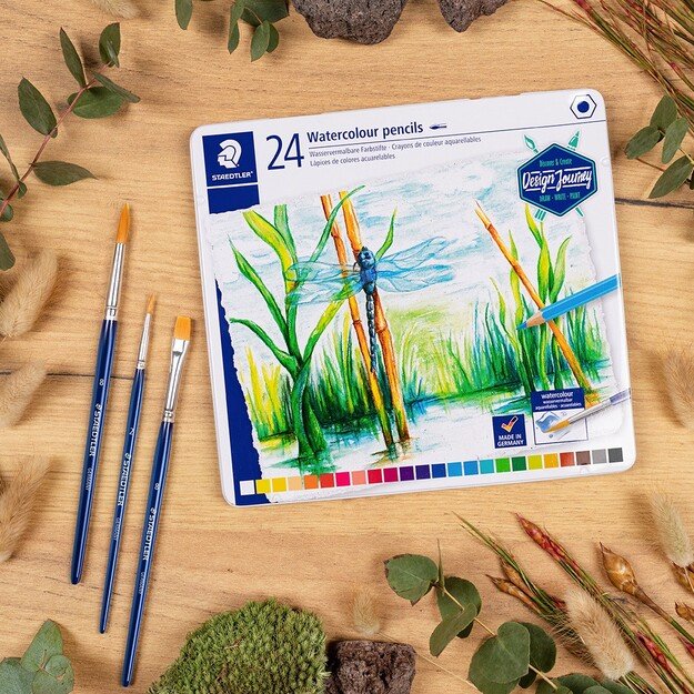 Staedtler - Watercolor colored pencil, 24 pcs (14610C M24) 3