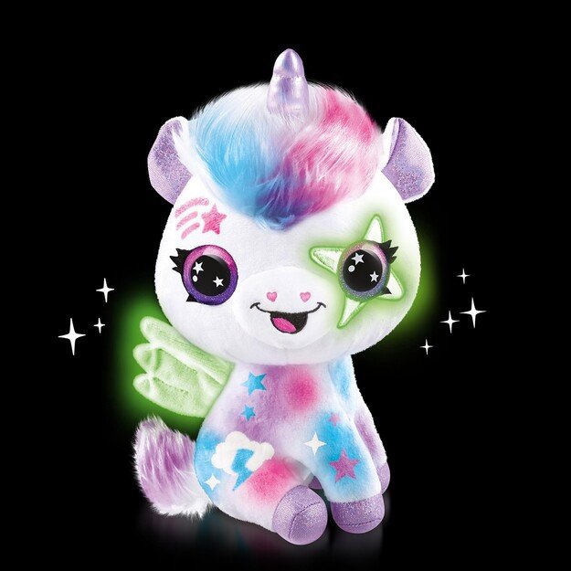 Airbrush Plush - Glow in the Dark Unicorn (1274) 7
