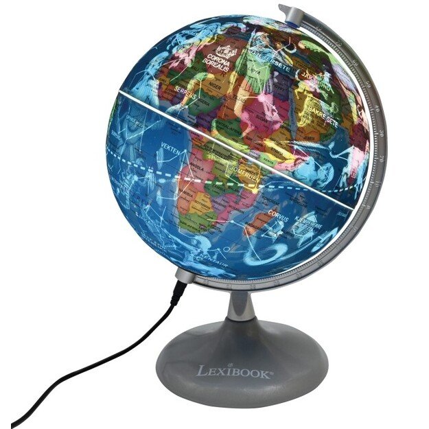 Lexibook - Luminous Day & Night Globe (NLJ185NO) 2