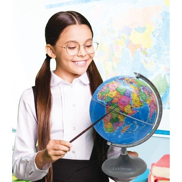 Lexibook - Luminous Day & Night Globe (NLJ185NO) 3