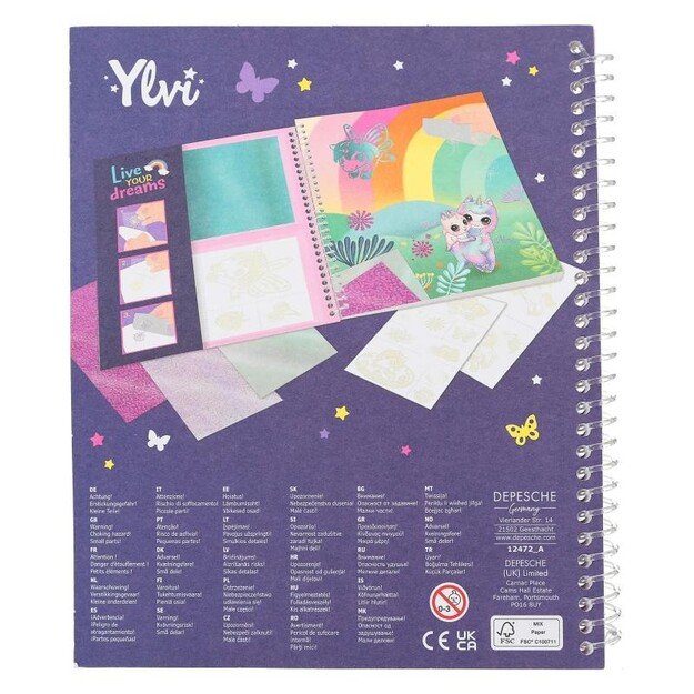 Ylvi - Colouring Book Stick & Shine ( 0412472 ) 4