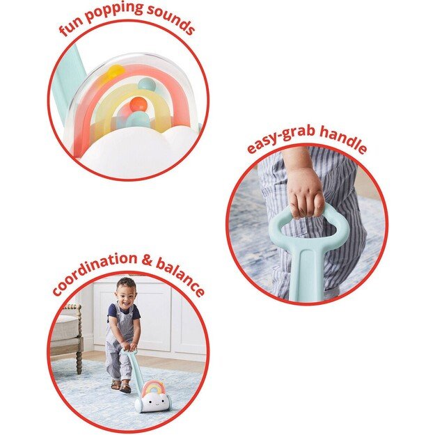 Skip Hop - Silver Lining Cloud Rainbow Push Toy 5