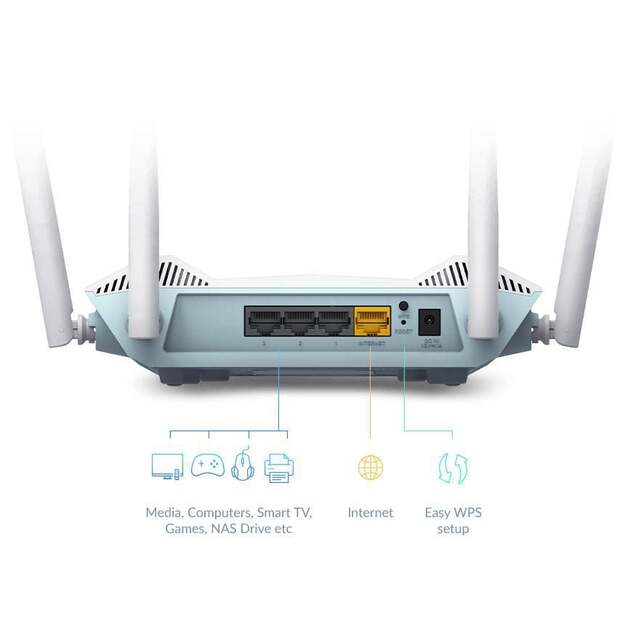 D-Link - EAGLE PRO AI AX1500 Smart Router AX1500 R15, Wi-Fi 6 2