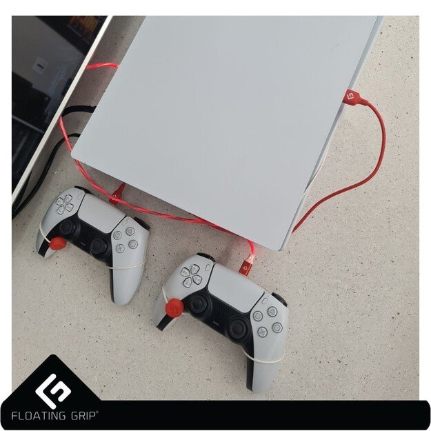 Floating Grip 0,5M Silicone USB-C Cable (Red) 2