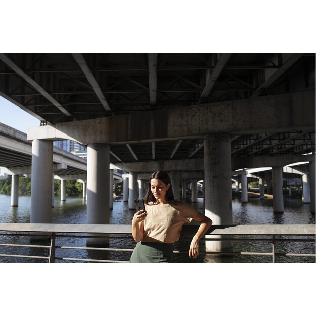 Peak Design - Mobile Everyday Fabric Case iPhone - Charcoal 11 - S 8