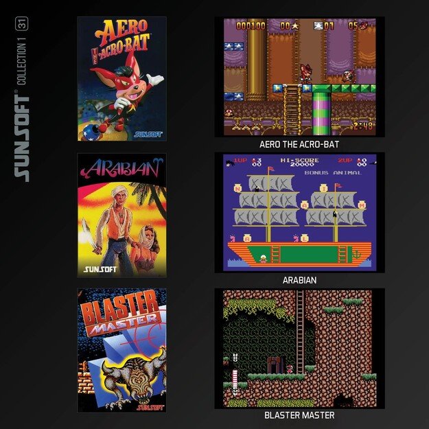 BLAZE Evercade Sunsoft Collection 1
      
        - BLAZE TAB Plus 6