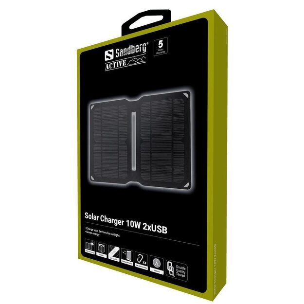 Sandberg - Solar Charger 10W 2xUSB 1