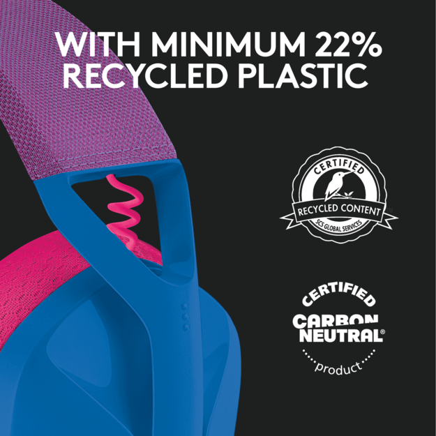 Logitech - G435 Lightspeed Wireless Gaming Headset - Blue 2