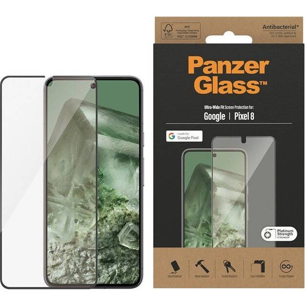 PanzerGlass - Screen Protector Google Pixel 8 - Ultra-Wide Fit 2