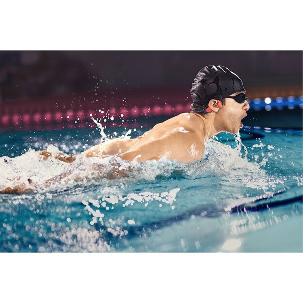 Shokz - OpenSwim Pro, Bone Conduction Headset  - Red 8