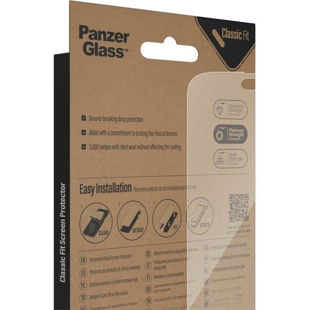 PanzerGlass - Screen Protector Apple iPhone 14 Pro Max - Classic Fit 3
